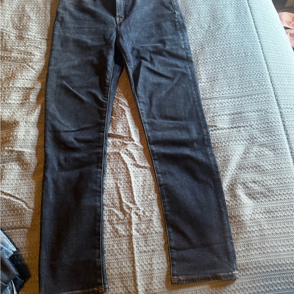 Madewell Men's Dark Gray Straight Jeans